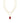 KENDRA SCOTT ALEXANDRIA MLT GLD 729 Alexandria Gold Multi Strand Necklace in Cranberry Illusion