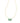 KENDRA SCOTT Blair Gold Bow Small Short Pendant Necklace in Emerald Drusy