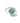 KENDRA SCOTT BRYNNE SHL BND RHD Brynne Silver Shell Band Ring in Sea Green Chrysocolla