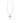 KENDRA SCOTT Cross Silver Pendant Necklace in White Crystal