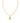 KENDRA SCOTT CRYSTAL LTR A GLD 710 Crystal Letter A Gold Short Pendant Necklace in White Crystal