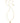 KENDRA SCOTT CRYSTAL LTR B GLD 710 Crystal Letter B Gold Short Pendant Necklace in White Crystal