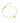 KENDRA SCOTT CRSTL LTR BRC GLD 710 Crystal Letter C Gold Delicate Chain Bracelet in White Crystal