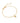 KENDRA SCOTT CRSTL LTR BRC GLD 710 Crystal Letter K Gold Delicate Chain Bracelet in White Crystal