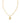 KENDRA SCOTT CRYSTAL LTR K GLD 710 Crystal Letter K Gold Short Pendant Necklace in White Crystal