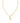 KENDRA SCOTT CRYSTAL LTR L GLD 710 Crystal Letter L Gold Short Pendant Necklace in White Crystal