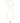KENDRA SCOTT CRYSTAL LTR M GLD 710 Crystal Letter M Gold Short Pendant Necklace in White Crystal