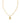 KENDRA SCOTT CRYSTAL LTR R GLD 710 Crystal Letter R Gold Short Pendant Necklace in White Crystal