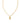 KENDRA SCOTT CRYSTAL LTR S GLD 710 Crystal Letter S Gold Short Pendant Necklace in White Crystal