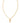 KENDRA SCOTT CRYSTAL LTR T GLD 710 Crystal Letter T Gold Short Pendant Necklace in White Crystal