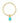 KENDRA SCOTT DAPHNE LINK BRC GLD 485 Daphne Gold Link and Chain Bracelet in Variegated Turquoise Magnesite