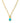 KENDRA SCOTT DAPHNE LINK NCK GLD 485 Daphne Convertible Gold Link and Chain Necklace in Variegated Turquoise Magnesite