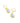 KENDRA SCOTT DAVIE INTG HUG GLD 758 Davie Intaglio Convertible Gold Huggie Earrings in Light Sky Blue Glass Hummingbird