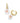 KENDRA SCOTT DELIAH HUGGIE GLD 105 Deliah Convertible Gold Huggie Earrings in Iridescent Pink White Mix