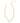 KENDRA SCOTT DELIAH MULTI GLD 105 Deliah Gold Multi Strand Necklace in Iridescent Pink White Mix