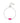 KENDRA SCOTT ELAINA RHD 670 Elaina Silver Adjustable Chain Bracelet in Azalea Illusion