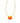 KENDRA SCOTT PUMPKIN PNDNT GLD 829 Pumpkin Gold Short Pendant Necklace in Orange Mother-of-Pearl