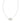 KENDRA SCOTT ELISA RIDGE RHD 217 Elisa Silver Ridge Frame Short Pendant Necklace in Ivory Mother-of-Pearl