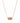 KENDRA SCOTT ELISA RSG 696 Elisa Rose Gold Extended Length Pendant Necklace in Rose Gold Drusy