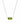 KENDRA SCOTT ELISA RHD 322 Elisa Silver Pendant Necklace in Peridot Illusion