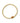 KENDRA SCOTT Football Gold Stretch Bracelet in Orange Goldstone
