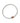 KENDRA SCOTT Football Silver Stretch Bracelet in Orange Goldstone