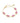 KENDRA SCOTT GRAYSON RIDGE GLD 670 Grayson Gold Ridge Frame Link Bracelet in Azalea Illusion