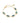 KENDRA SCOTT GRAYSON RIDGE GLD 506 Grayson Gold Ridge Frame Link Bracelet in Indigo Watercolor Illusion