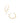 KENDRA SCOTT HAVEN HRT HOOP GLD 160 Haven Gold Crystal Heart Hoop Earrings in White Crystal