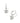 KENDRA SCOTT Jae Convertible Silver Star Pave Huggie Earrings in White Crystal