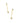 KENDRA SCOTT LEIGHTON LINEAR GLD 123 Leighton Gold Pearl Linear Earrings in White Pearl