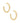 KENDRA SCOTT MAGGIE 1.5 HOOP GLD 710 Maggie Small Hoop Earrings in Gold Filigree
