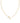 KENDRA SCOTT Pearl Gold Letter T Short Pendant Necklace in White Pearl