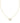 KENDRA SCOTT Volleyball Gold Short Pendant Necklace in White Mother-of-Pearl
