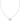 KENDRA SCOTT Volleyball Silver Short Pendant Necklace in White Mother-of-Pearl