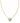 KENDRA SCOTT BRYNNE SHELL SHORT PENDANT NECKLACE IN GOLD SEA GREEN
