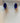 KENDRA SCOTT ELLIE RHD 430 Ellie Silver Stud Earrings in Cobalt Howlite