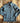ROCK & ROLL DENIM PANHANDLE POWDER RIVER KNIT MELANGE JACKET IN BABY BLUE